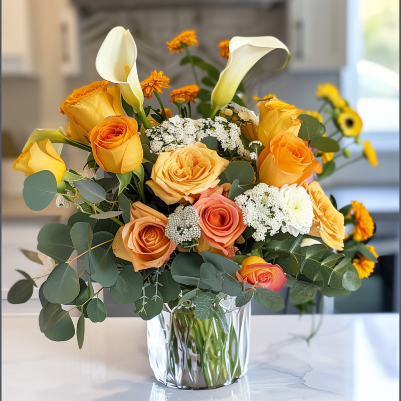 How to write a blessing message when sending a flower basket to a friend's grand opening in Luton