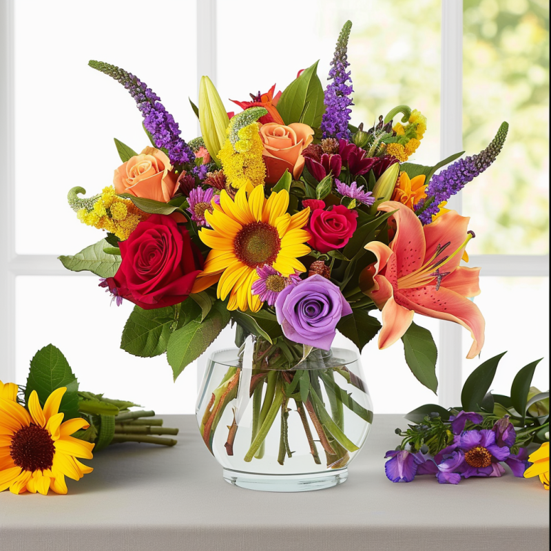 How to write a blessing message when sending a flower basket to my brother for his grand opening